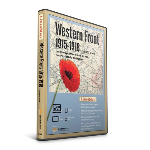 LinesMan Western Front-1:20,000 scale maps (GWD-LINE20-V2)